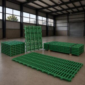 Piso de rejilla de PVC agroindustrial para producción animal