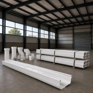 Sistema de captación pluvial residencial de PVC